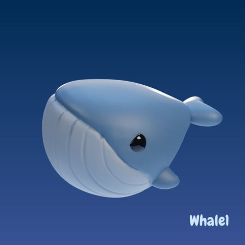 Whale - Grumpii Art Toy