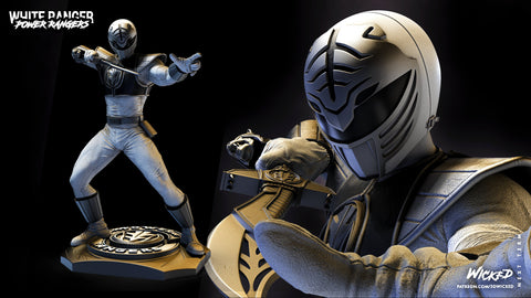 White Power Ranger - Wicked 3D Models