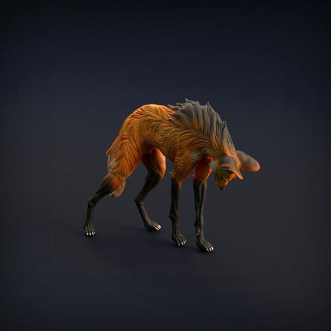 Maned Wolf- Animal Den Miniatures
