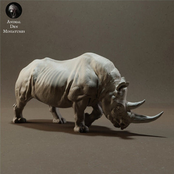 Black Rhino - Animal Den Miniatures
