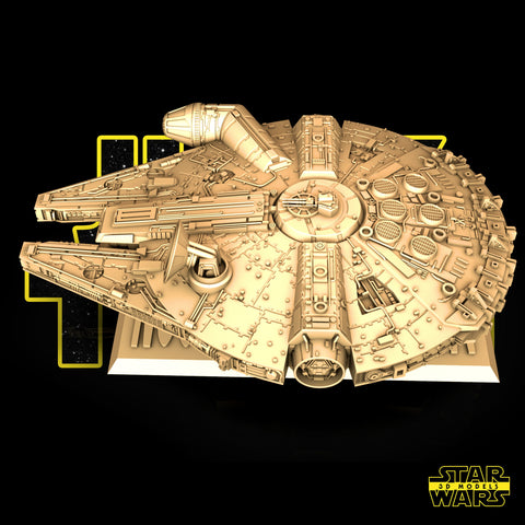Millennium Falcon - Star Wars 3D Models