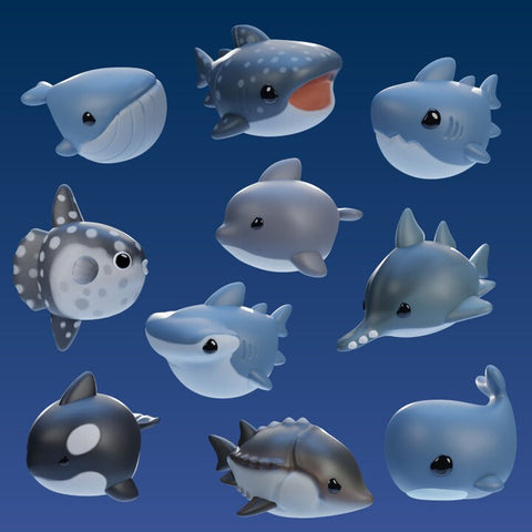 Ocean - ALL 10 - Grumpii Art Toy