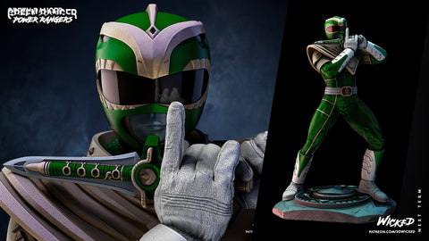 Green Power Ranger - Wicked 3D Models