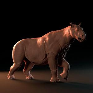 Paraceratherium prehistoric rhinoceros - Dino and Dog Miniatures