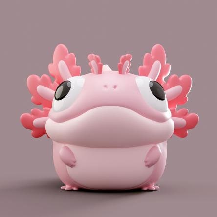 Axolotl - Grumpii Art Toy