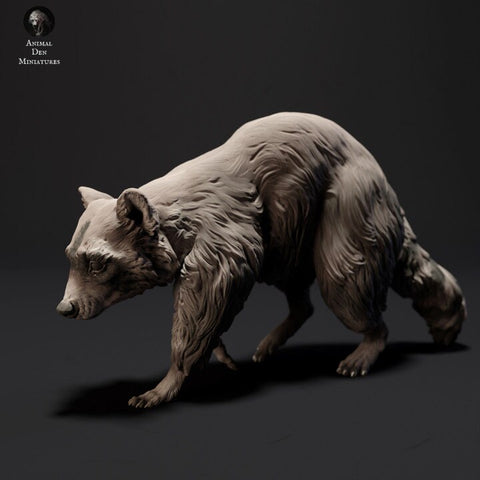 Raccoon - UNPAINTED - Animal Den Miniatures