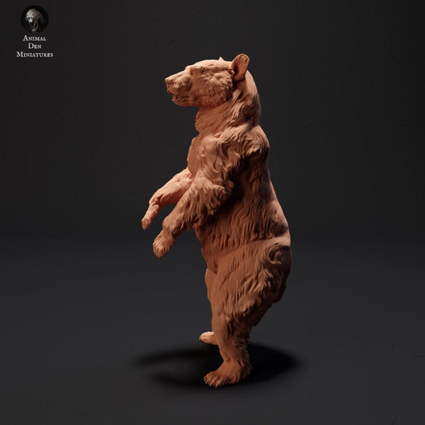 Black Bear Standing - UNPAINTED - Animal Den Miniatures