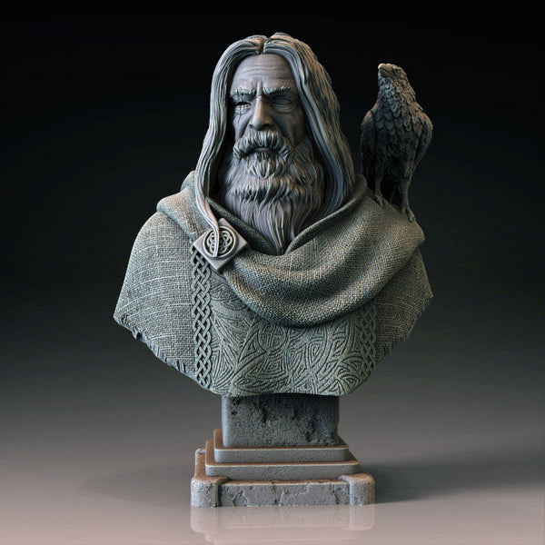 Odin the Wanderer Bust - UNPAINTED - Fotis Mint