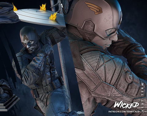 Captain America - Wicked 3D Models